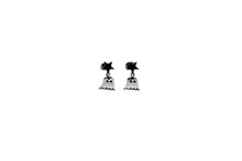 Load image into Gallery viewer, Silver Ghost Earrings