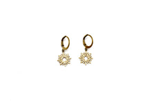 Load image into Gallery viewer, Sun Leverback Earrings