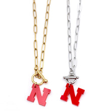 Load image into Gallery viewer, Nebraska Toggle Necklace