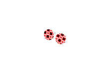 Load image into Gallery viewer, Retro Huskers Stud Earrings