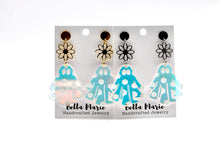 Load image into Gallery viewer, Floral Ghost Earrings