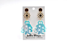 Load image into Gallery viewer, Floral Ghost Earrings
