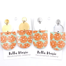 Load image into Gallery viewer, Orange Fruit Earrings