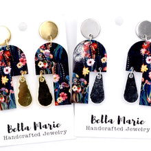 Load image into Gallery viewer, Floral Cactus Dangles