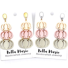 Load image into Gallery viewer, Pink Pumpkin Earrings