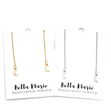 Load image into Gallery viewer, Moon Threader Earrings