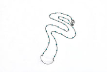 Load image into Gallery viewer, Silver Crescent Necklace