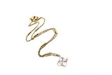 Load image into Gallery viewer, Gold Diamond Rhinestone Necklace