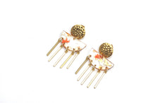 Load image into Gallery viewer, Fall Leaf Glitter Earrings