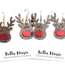 Load image into Gallery viewer, Reindeer Earrings