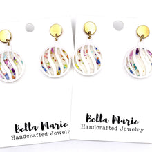 Load image into Gallery viewer, Colorful Christmas Ornament Earrings