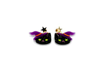 Load image into Gallery viewer, Witch Cat Earrings