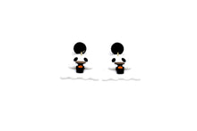 Load image into Gallery viewer, Latte Ghost Earrings
