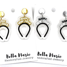 Load image into Gallery viewer, Happy New Year Headband Earrings