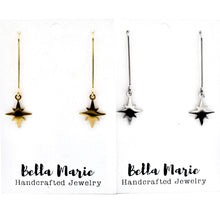 Load image into Gallery viewer, North Star Dangle Earrings