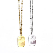 Load image into Gallery viewer, Sun Tag Necklace