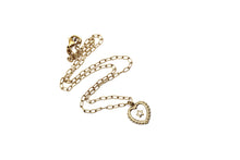 Load image into Gallery viewer, Gold Shell Heart Necklace