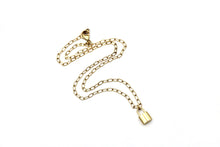 Load image into Gallery viewer, Dainty Lock Necklace