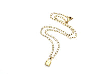 Load image into Gallery viewer, Dainty Lock Necklace