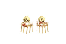 Load image into Gallery viewer, Fall Leaf Glitter Earrings