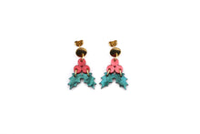 Load image into Gallery viewer, Acrylic Holly Earrings