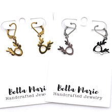 Load image into Gallery viewer, Simple Reindeer Earrings