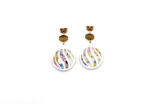 Load image into Gallery viewer, Colorful Christmas Ornament Earrings