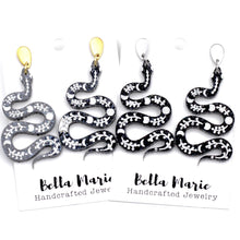 Load image into Gallery viewer, Celestial Snake Earrings