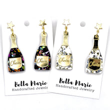Load image into Gallery viewer, Champagne Bottle Earrings