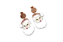 Load image into Gallery viewer, Santa Face Earrings