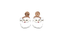 Load image into Gallery viewer, Santa Face Earrings