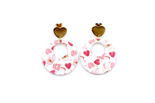 Load image into Gallery viewer, Pink Valentine Treats Earrings