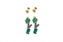 Load image into Gallery viewer, Clover Love Earrings