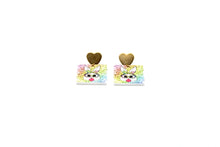 Load image into Gallery viewer, Colorful Bunny Earrings