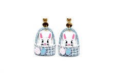 Load image into Gallery viewer, Easter Bunny Earrings
