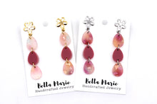 Load image into Gallery viewer, Pink Easter Egg Earrings