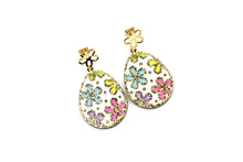 Load image into Gallery viewer, Hand Painted Egg Earrings