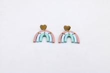 Load image into Gallery viewer, Pastel Rainbow Earrings