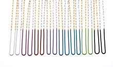 Load image into Gallery viewer, Colorful Enamel &amp; Paperclip Chain Necklace
