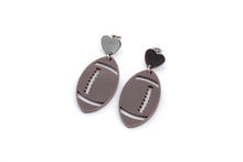 Load image into Gallery viewer, Football Dangle Earrings
