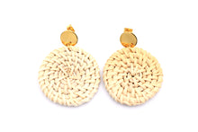 Load image into Gallery viewer, Rattan Dangle Earrings
