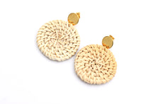 Load image into Gallery viewer, Rattan Dangle Earrings
