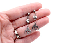 Load image into Gallery viewer, Bird Earrings
