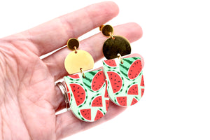 Watermelon Earrings