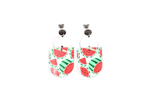 Watermelon Earrings