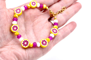 Purple Citrus Bracelet