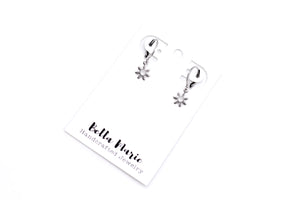 Tiny Daisy Lever Back Earrings