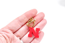 Load image into Gallery viewer, Nebraska Toggle Necklace
