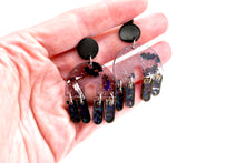 Load image into Gallery viewer, Glitter Bat Earrings
