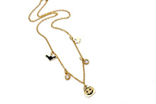 Load image into Gallery viewer, Gold Halloween Charm Necklace
